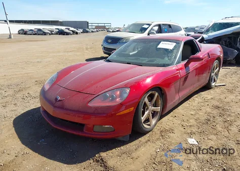 2008 Chevrolet Corvette из США, поврежденный, VIN 1G1YY26W285128119